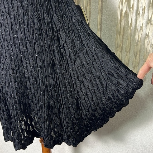 Pepa Pombo Black Knit Tunic Top Mini Dress With Pockets NWT M - Picture 2 of 13